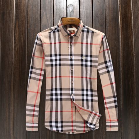 fake burberry collar shirt|burberry plaid shirt men's.